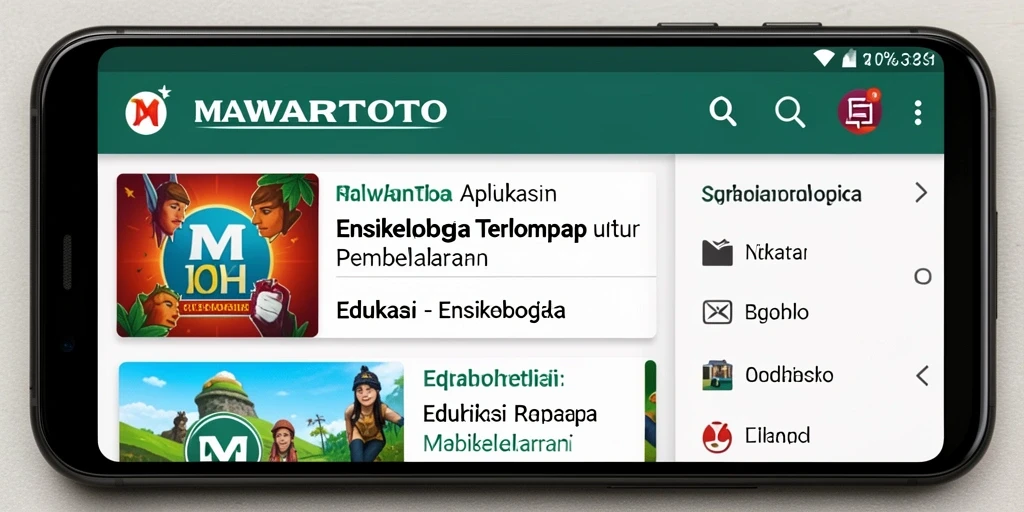 Tampilan antarmuka MAWARTOTO yang informatif dan menarik.