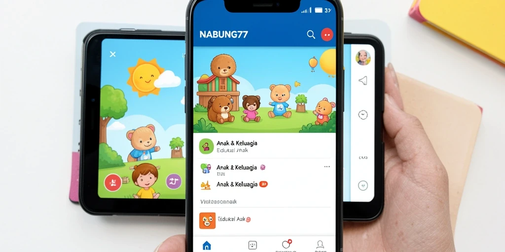 Antarmuka edukatif yang menyenangkan dan menarik untuk anak.